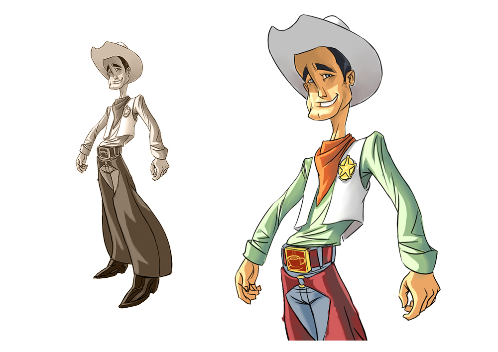 Illustration Design by hirix for Dazzle Coffee Inc. | Design #3510024