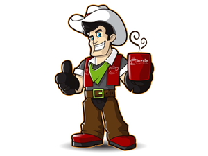 Illustration Design by Killer Panda for Dazzle Coffee Inc. | Design: #3543802