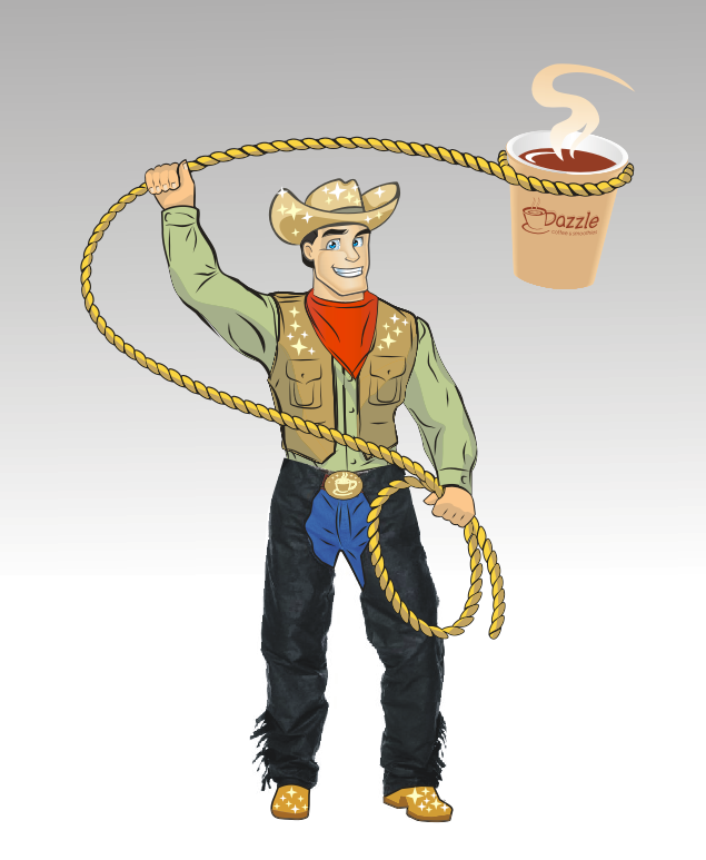Illustration Design by Zivo for Dazzle Coffee Inc. | Design #3578864