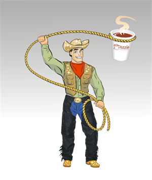 Illustration Design by Zivo for Dazzle Coffee Inc. | Design #3578877
