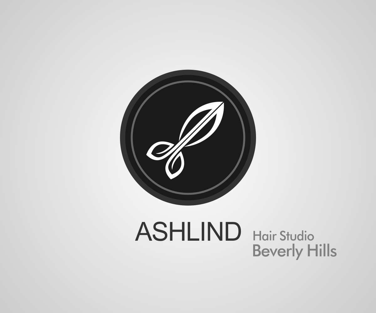Logo Design by sirikbanget123 for ASHLIND Hair Studio | Design #3505872