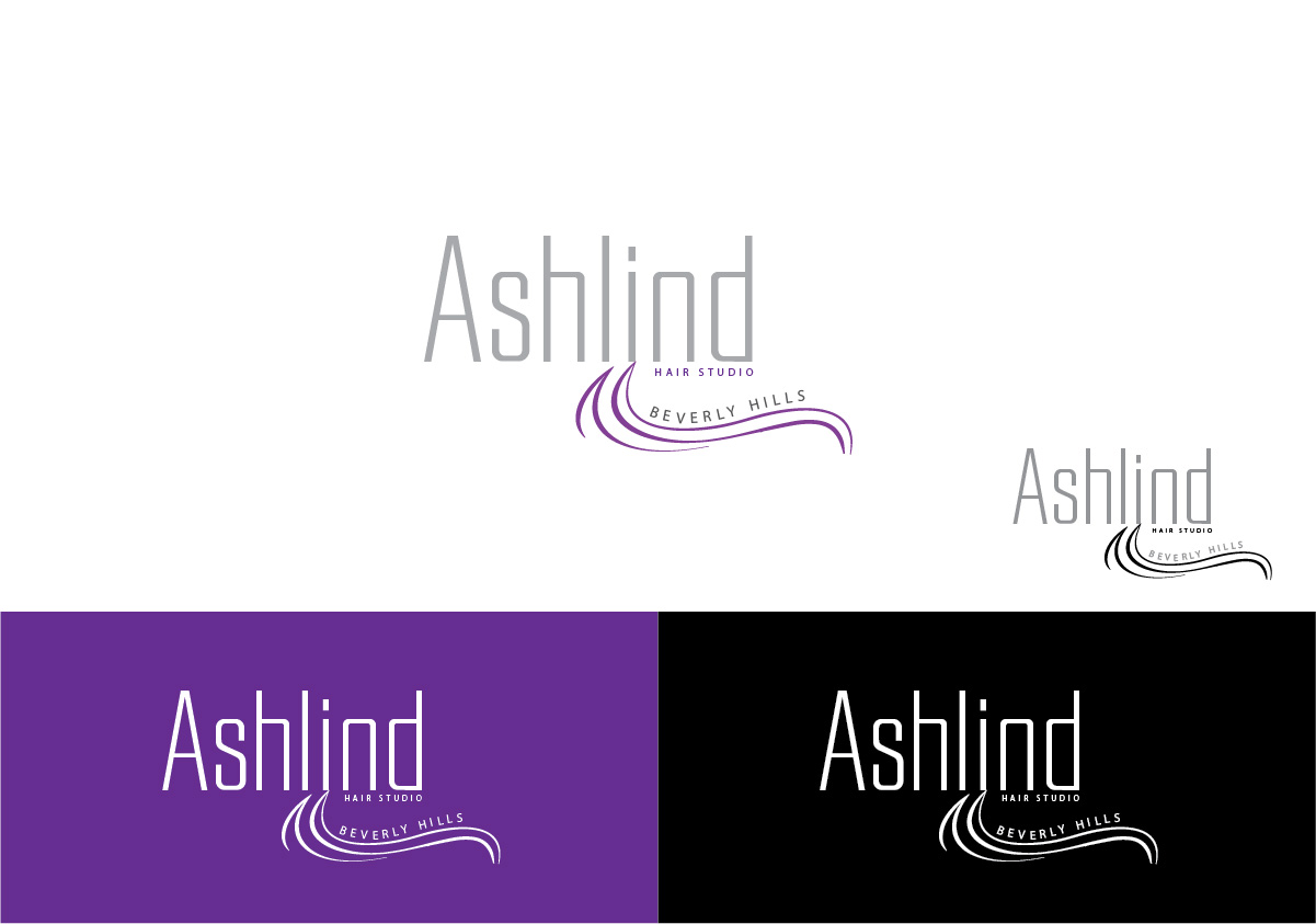 Logo Design by TechWise for ASHLIND Hair Studio | Design #3488360