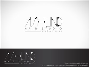 Diseño de Logo por dan99 para ASHLIND Hair Studio | Diseño #3499405