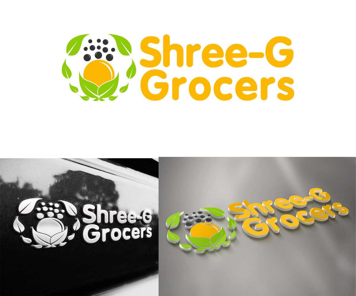 Logo Design by sunny for Shree-G Grocers | Design #3538673