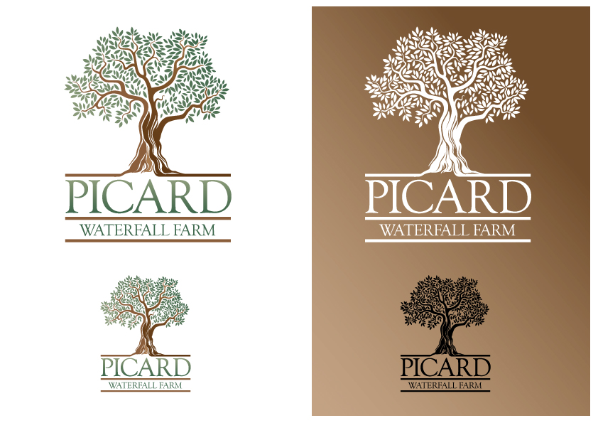 Logo Design by GzP67 for Picard Waterfall Farm (non commercial) | Design #3489767