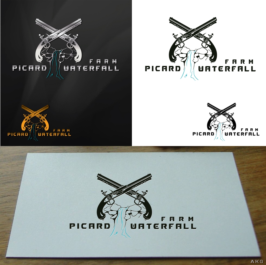 Logo Design by AKG for Picard Waterfall Farm (non commercial) | Design #3590096