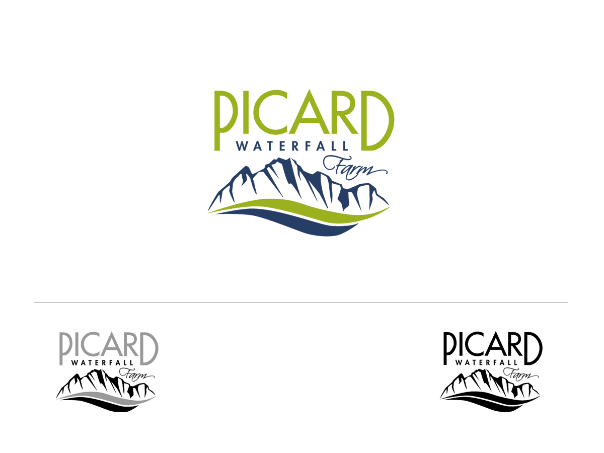 Logo Design by Creative1one for Picard Waterfall Farm (non commercial) | Design #3649511