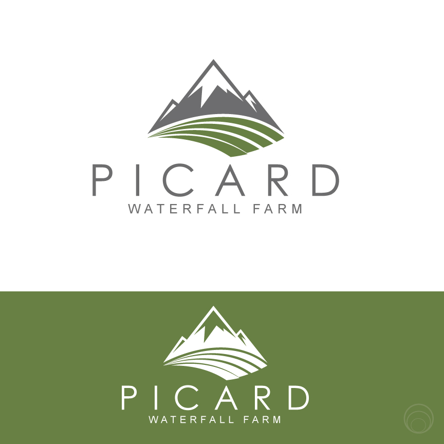 Logo Design by J. Brandt Studio for Picard Waterfall Farm (non commercial) | Design #3645220