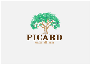 Logo Design by gildroid for Picard Waterfall Farm (non commercial) | Design: #3487171