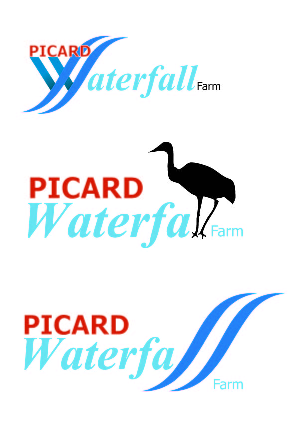 Logo Design by 84logo for Picard Waterfall Farm (non commercial) | Design #3502132