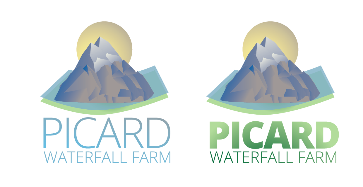Logo-Design von Bow Tie Kreative für Picard Waterfall Farm (non commercial) | Design #3668004
