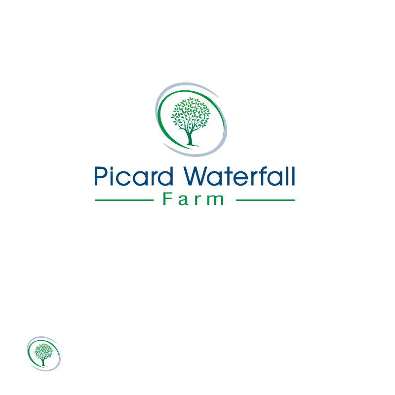 Diseño de Logo por instudio para Picard Waterfall Farm (non commercial) | Diseño #3514466