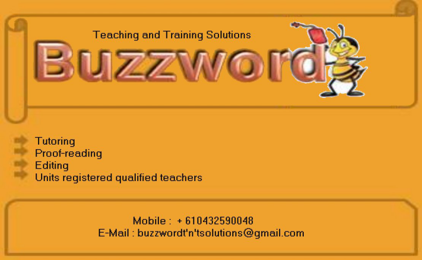 Design de Carte de Visite par nandisharma pour Buzzword Teaching and Training Solutions | Design #3509080