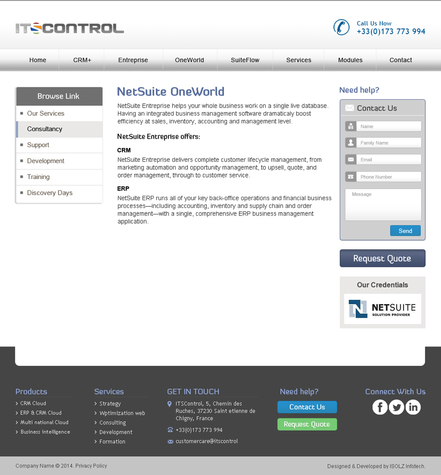 Web Design by ISOLZ INFOTECH for this project | Design #3495199