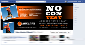 Facebook Design by diRtY.EMM for Ageless Men's Health | Design: #874166