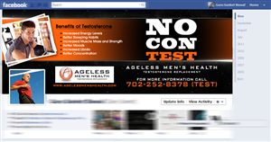Facebook Design by diRtY.EMM for Ageless Men's Health | Design: #875388