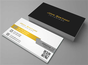 Diseño de Tarjeta de Presentación por AwsomeD para JohnSantiagoInteriors LLC | Diseño: #3497860