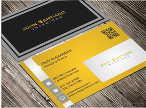 Diseño de Tarjeta de Presentación por AwsomeD para JohnSantiagoInteriors LLC | Diseño: #3497861