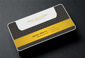 Diseño de Tarjeta de Presentación por AwsomeD para JohnSantiagoInteriors LLC | Diseño: #3497862