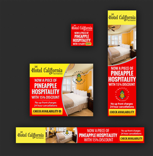 San Francisco Hotel in need of banner ad set | Diseño De Banner Publicitario por Laurra
