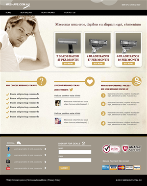 Web Design by Desire Design Solutions for this project | Design #891766