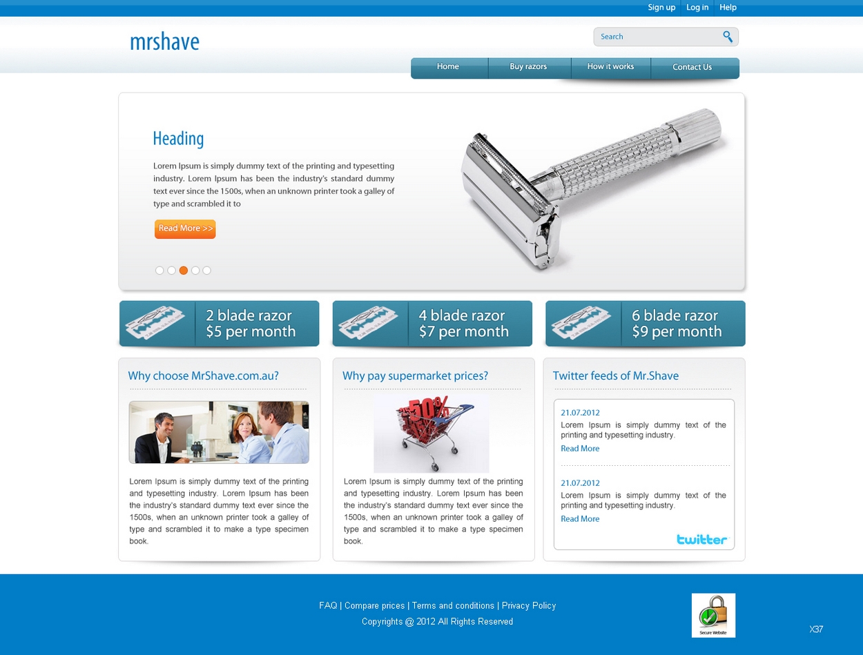 Web Design by pb for this project | Design #887431