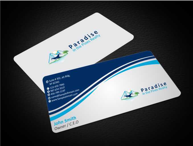 Business Card Design by xtremecreative45 for Paradise in the Pines Realty, LLC | Design: #3487017