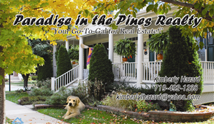 Business Card Design by VonnieCachia for Paradise in the Pines Realty, LLC | Design #3486733