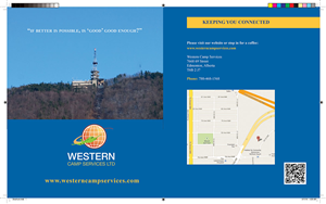 Brochure Design by eayeri for Western Camp Services | Design: #3510478