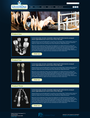 Web Design by Latest Design Ideas for UdderOne | Design: #3492158