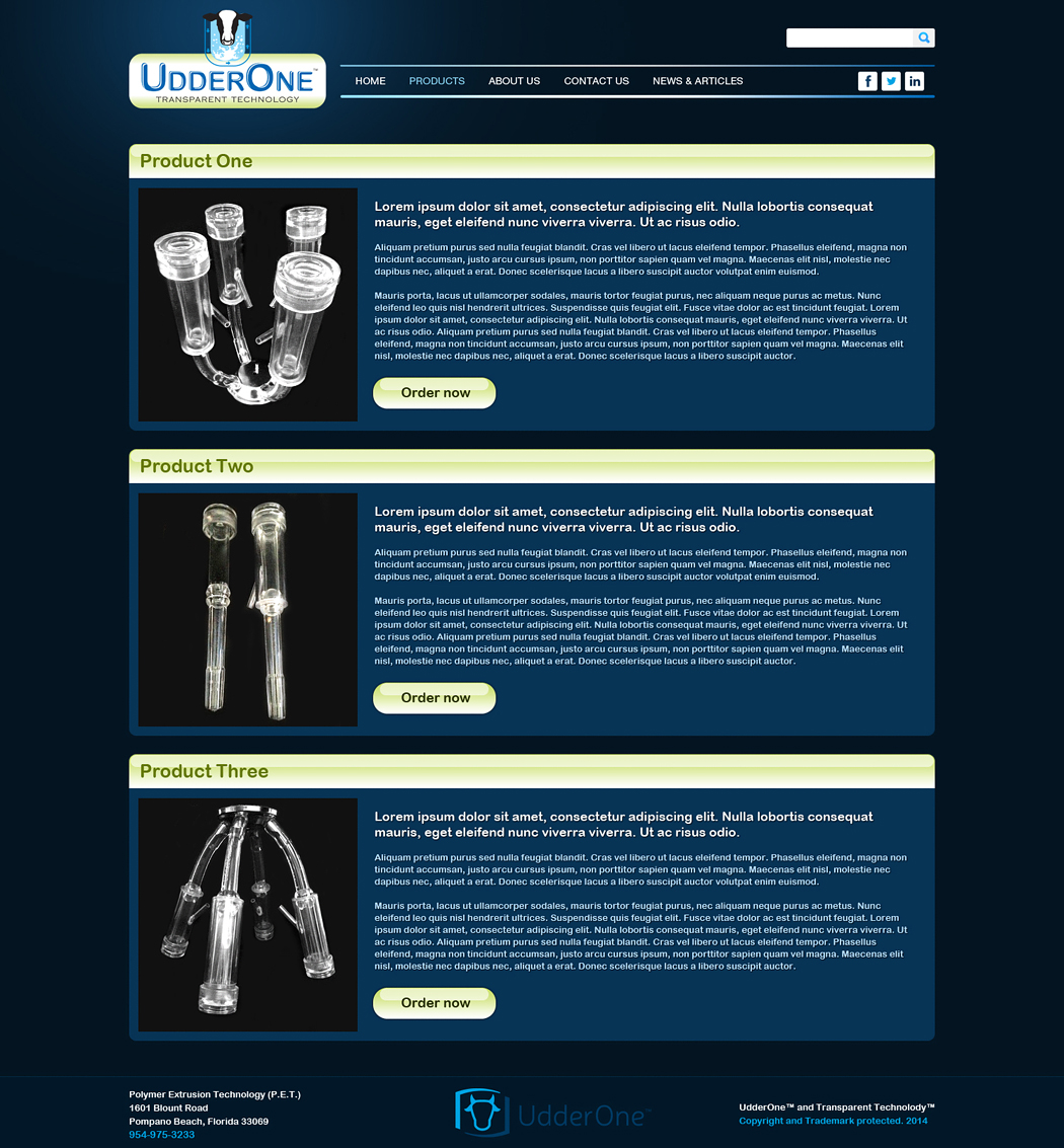 Web Design by Latest Design Ideas for UdderOne | Design #3492165