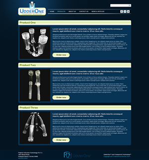 Web Design by Latest Design Ideas for UdderOne | Design: #3492165
