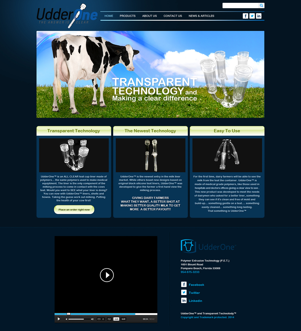 Web Design by Latest Design Ideas for UdderOne | Design #3492366