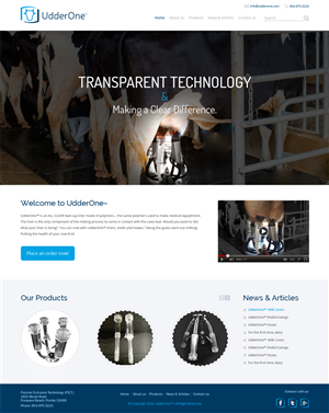 Web re-vamp for UdderOne.com | Web Design by Mayank Patel
