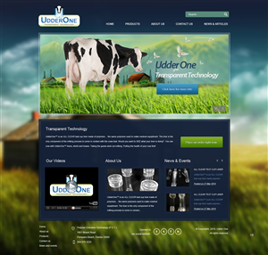 Web Design by pb for UdderOne | Design: #3491401