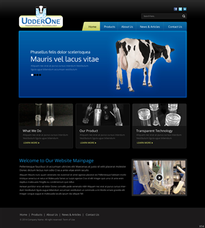 Web Design by pb for UdderOne | Design: #3491406