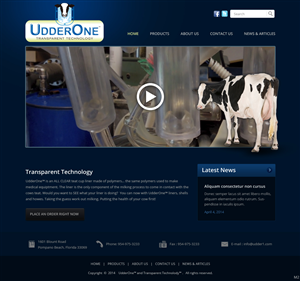 Web Design by pb for UdderOne | Design: #3491409