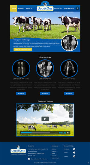 Web Design by pb for UdderOne | Design: #3502016