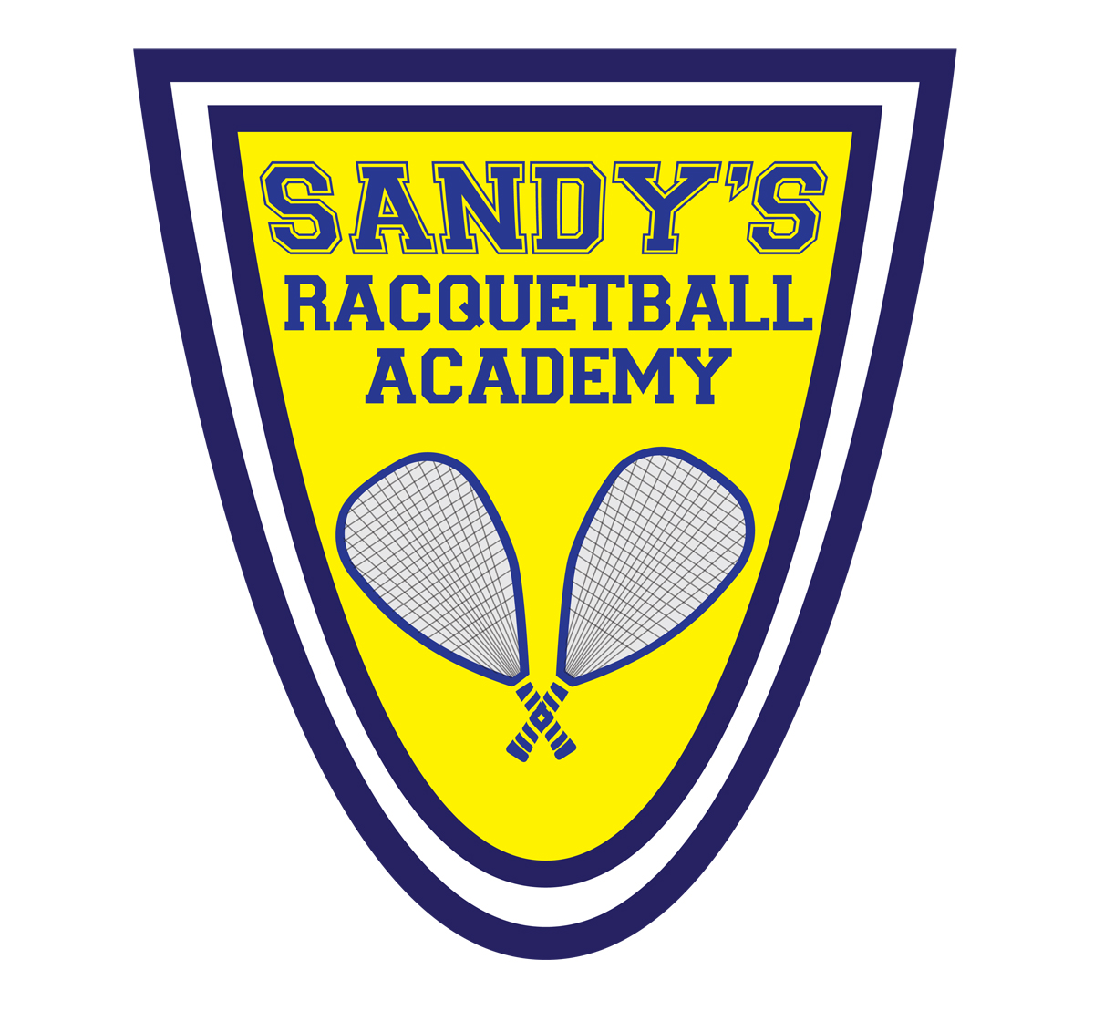 Logo Design by hnd. for Sandy's Racquetball Academy | Design #3484376