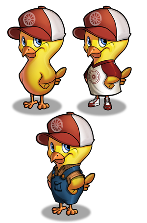 Baby Chick Character  | Figur-Design von joelsailo