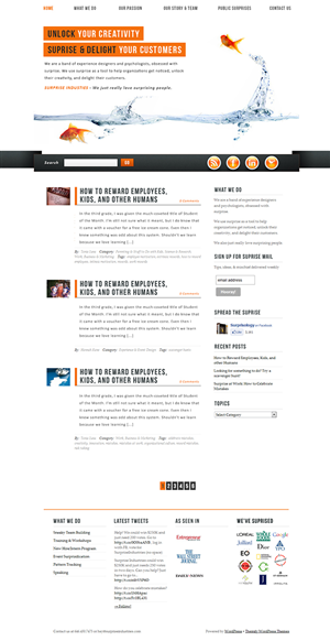 Wordpress Design by tinthumb