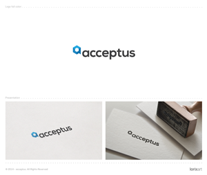 acceptus | Logo Design by lorixart