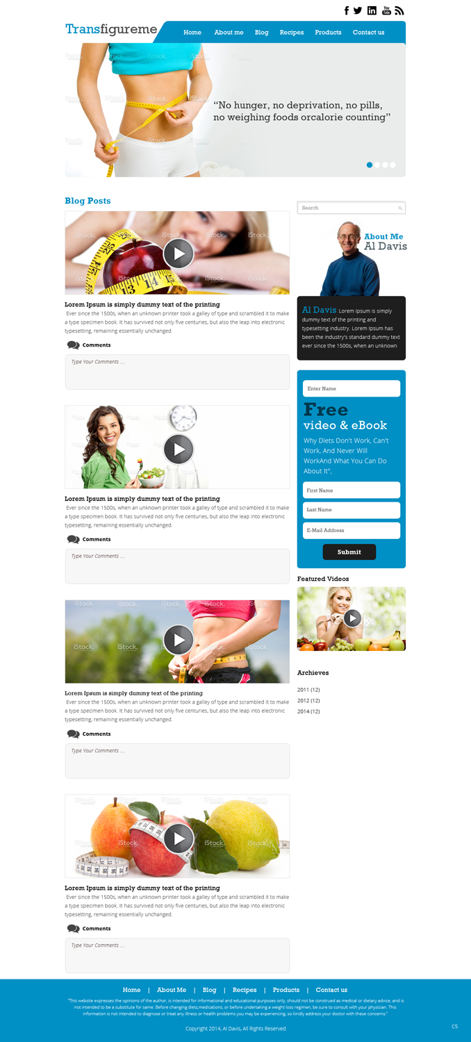 Wordpress Design by pb for this project | Design #3501950