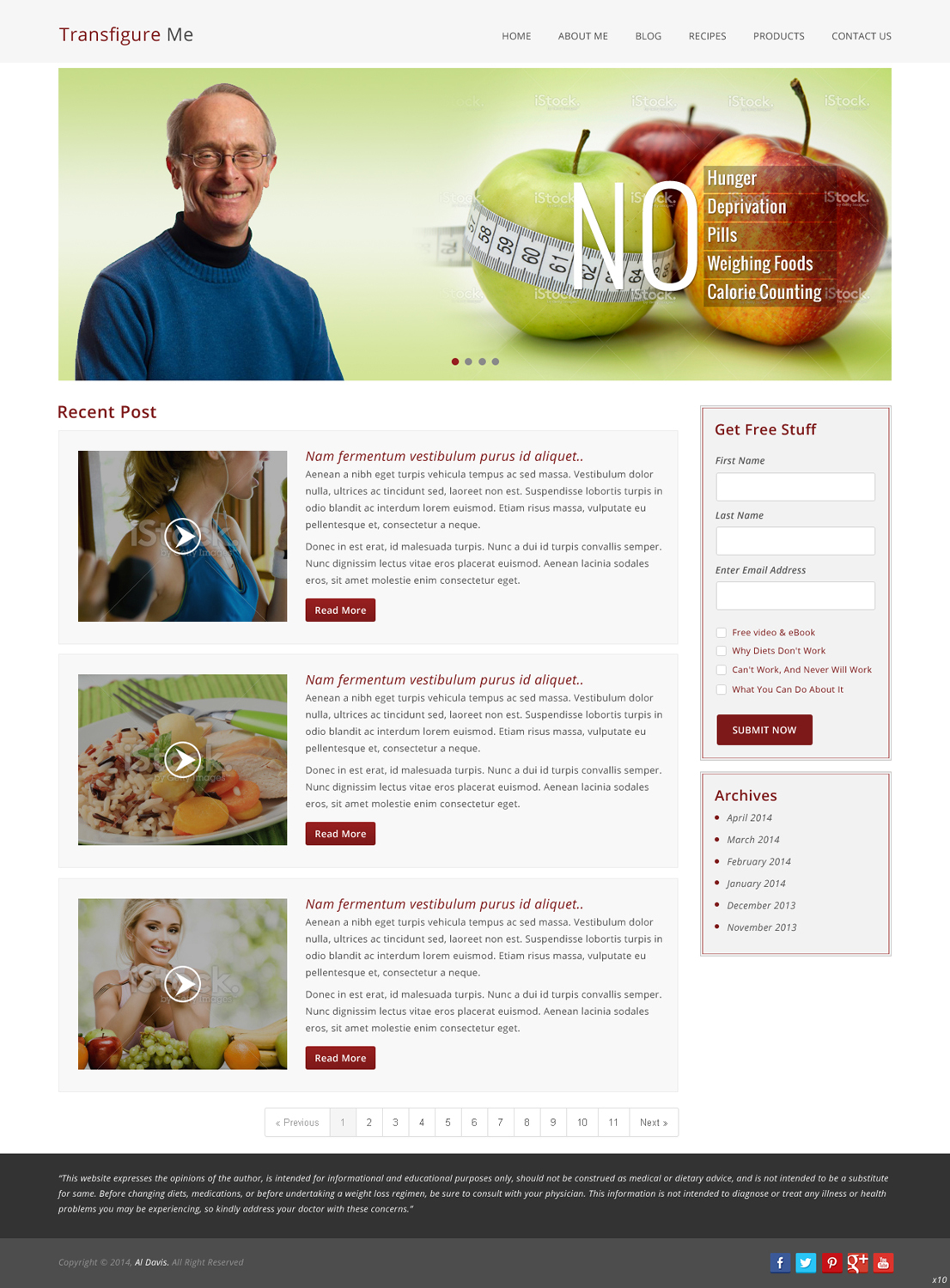 Wordpress Design by pb for this project | Design #3501952