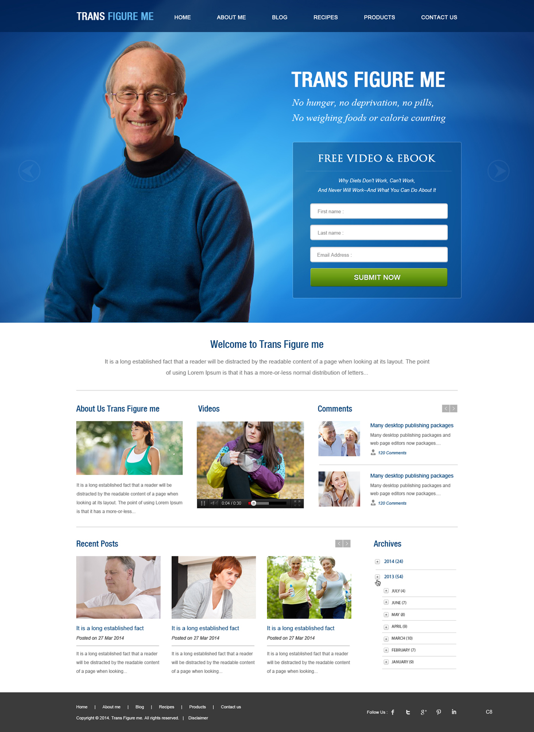 Wordpress Design by pb for this project | Design #3501969