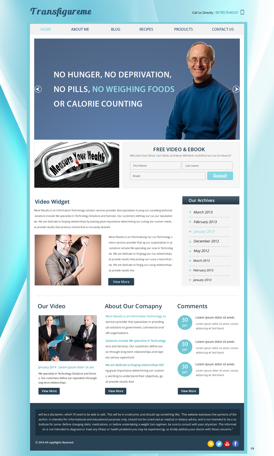 Wordpress Design by pb for this project | Design #3501980