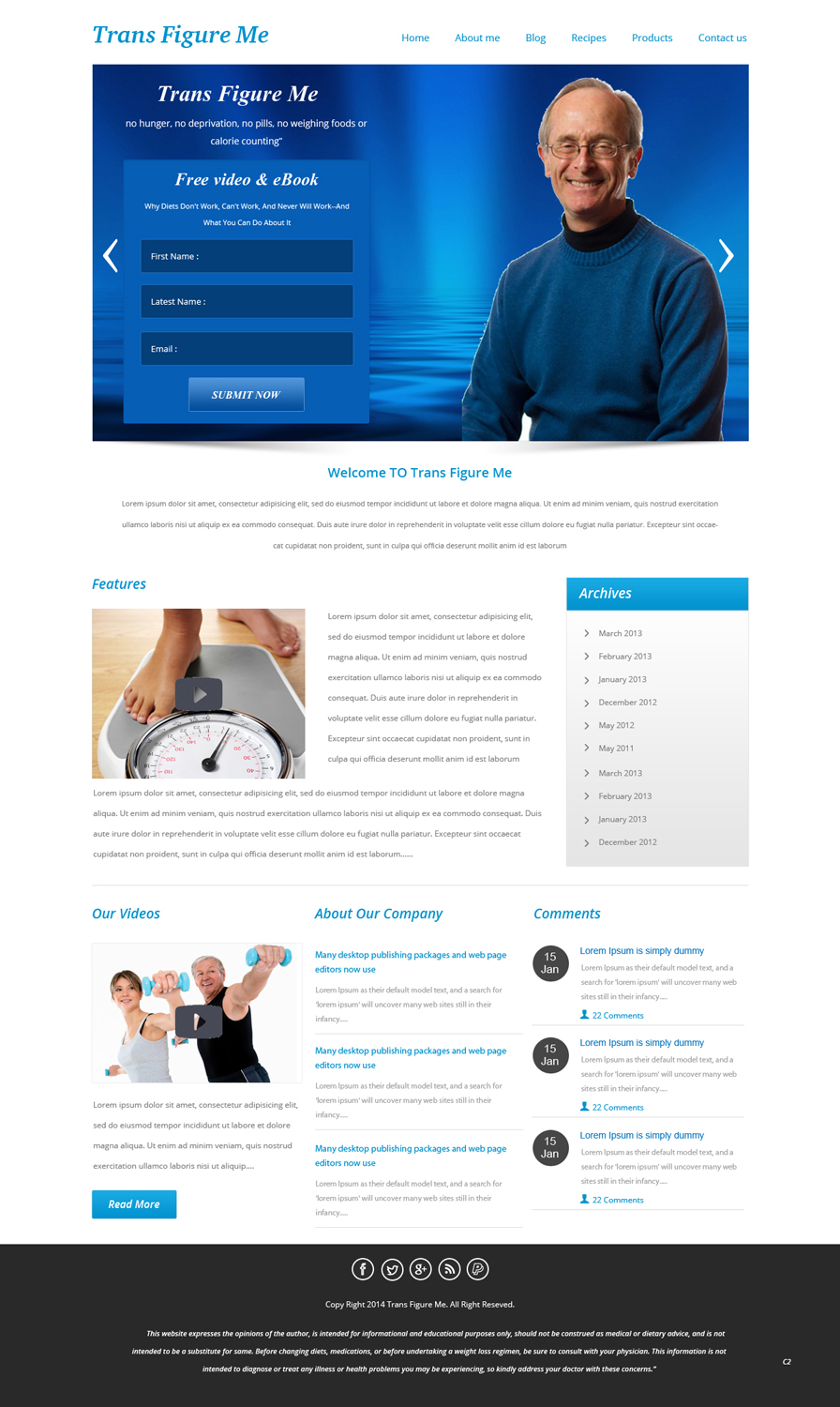 Wordpress Design by pb for this project | Design #3501995