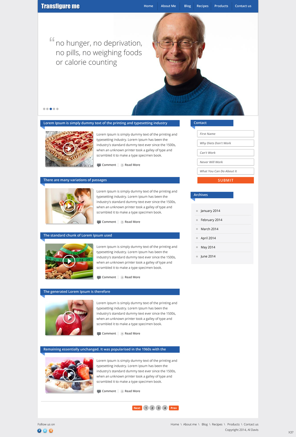 Wordpress Design by pb for this project | Design #3502001