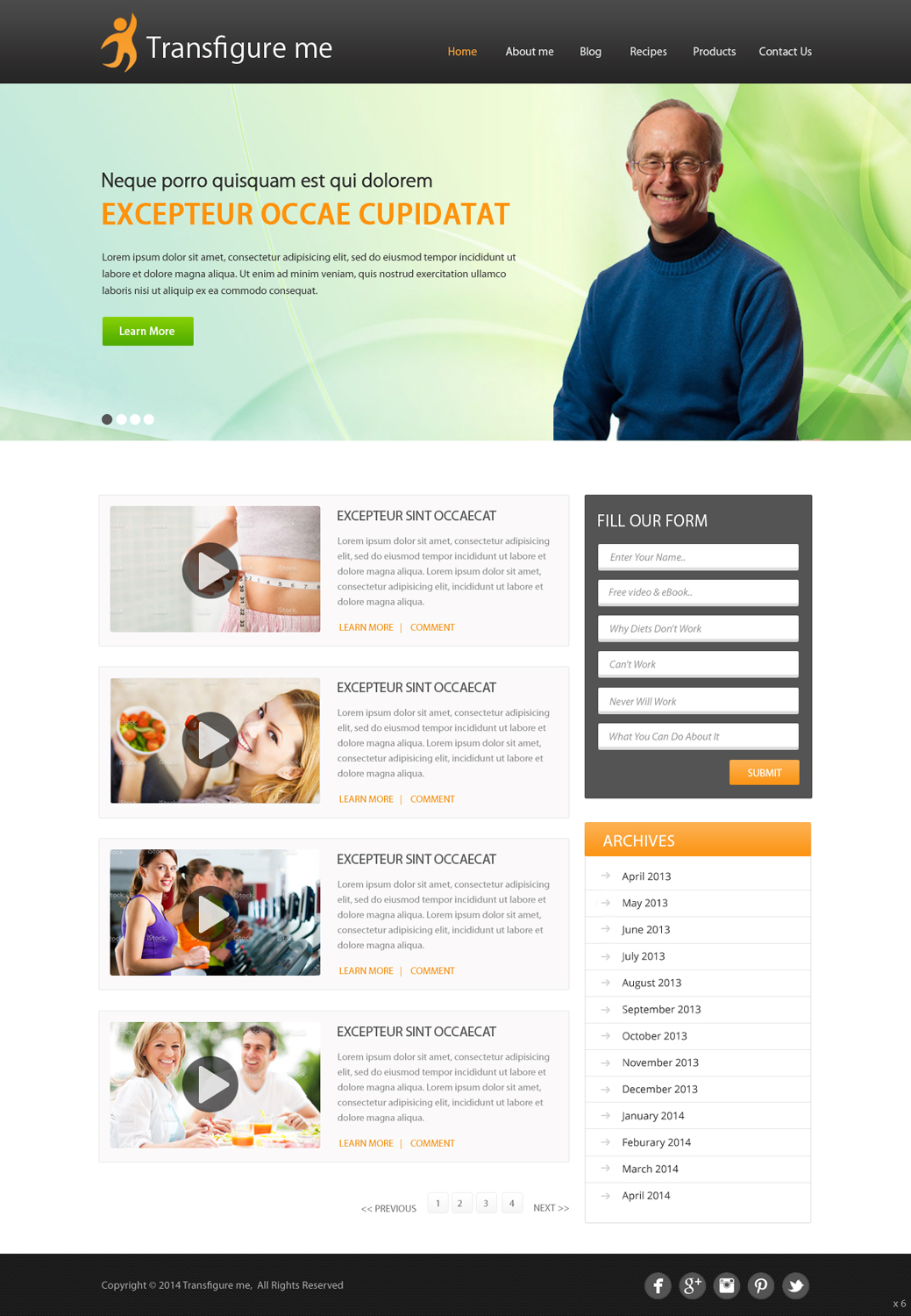 Wordpress Design by pb for this project | Design #3502007