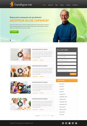 Design Wordpress par pb pour ce projet | Design : #3502007